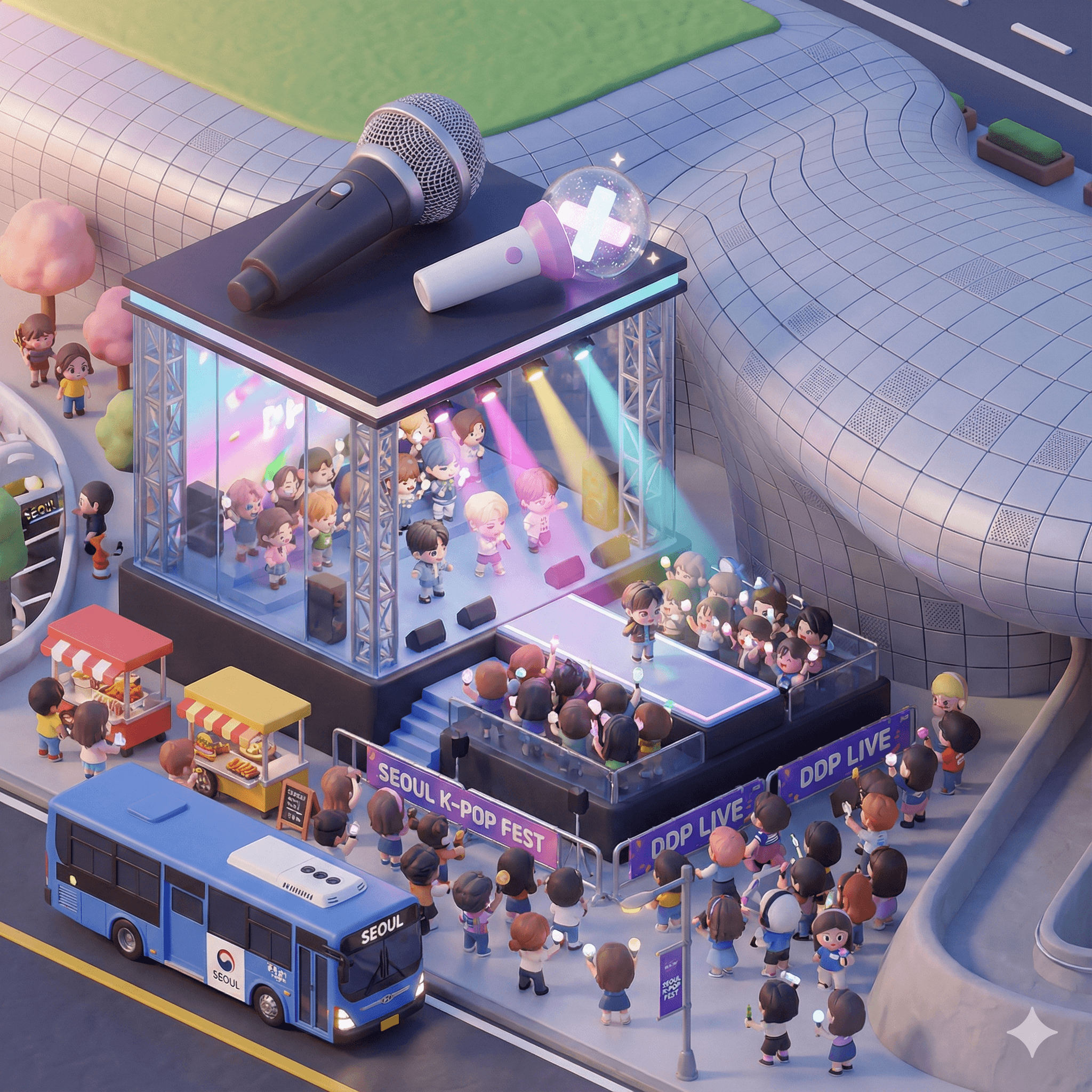 Collect your favorite idols' albums and limited edition merchandise.