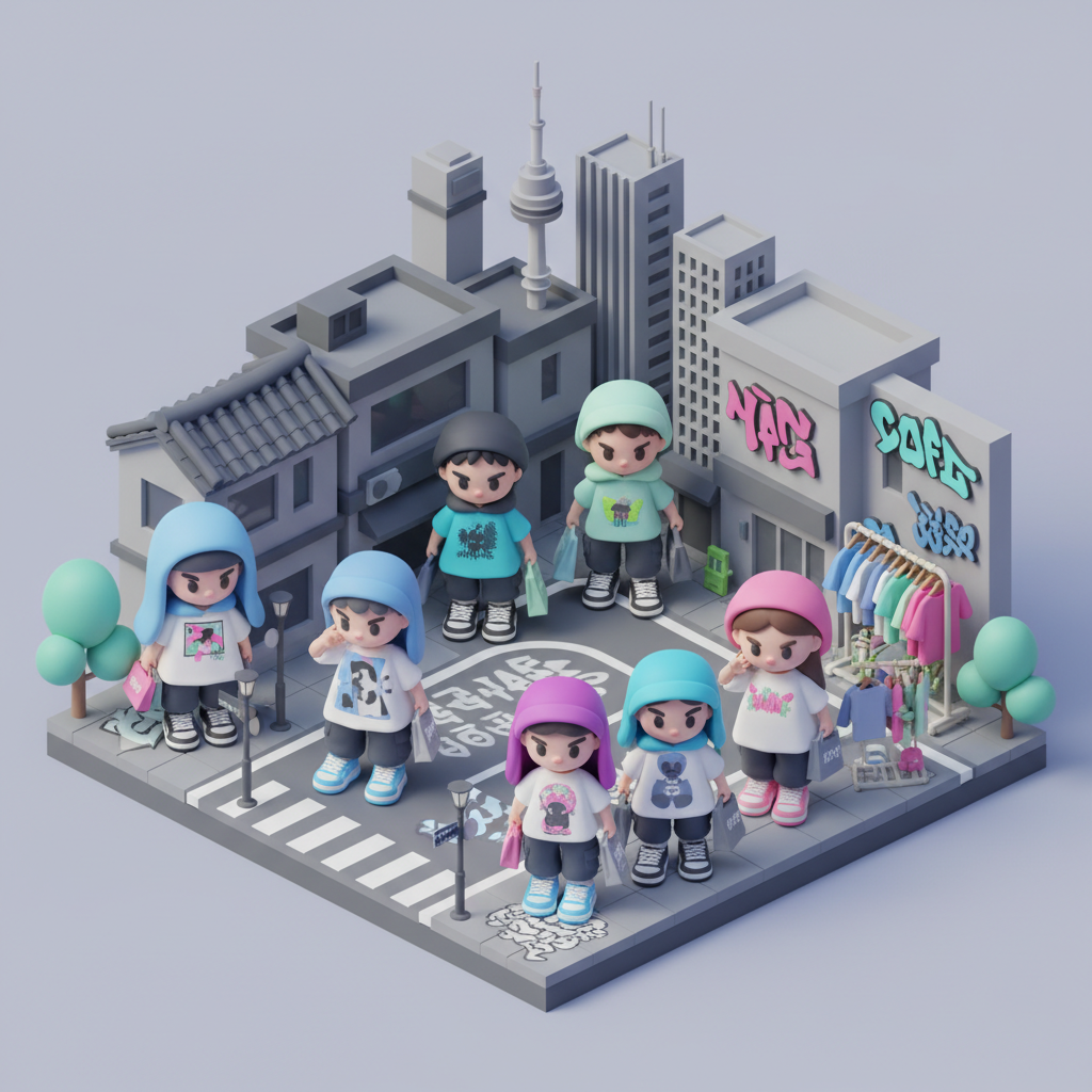 Seoul Street Style: Mastering oversized graphic t shirts