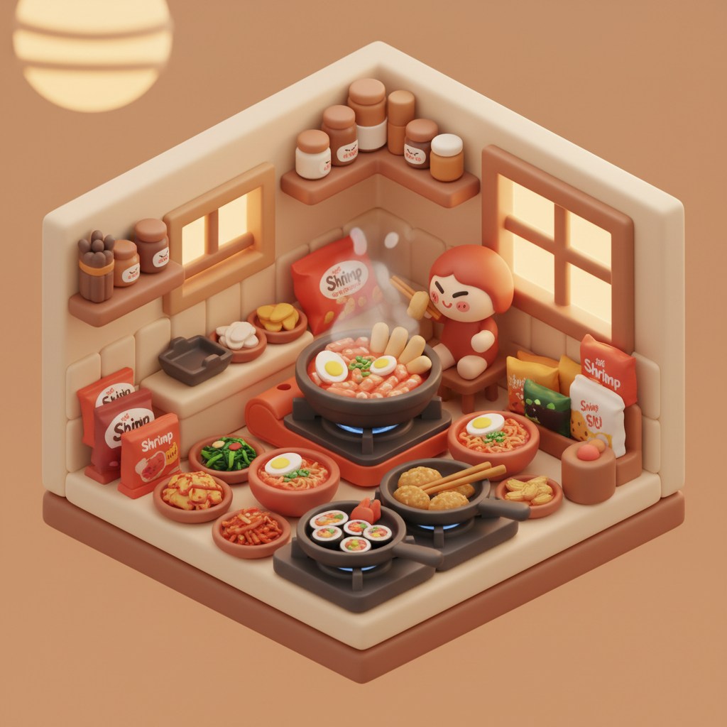 K-Food en casa: El festín perfecto con tteokbokki instantáneo coreano