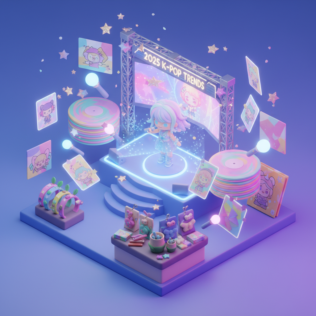 2025 K-pop album merchandise Trends: From Virtual Idols to Eco-Albums