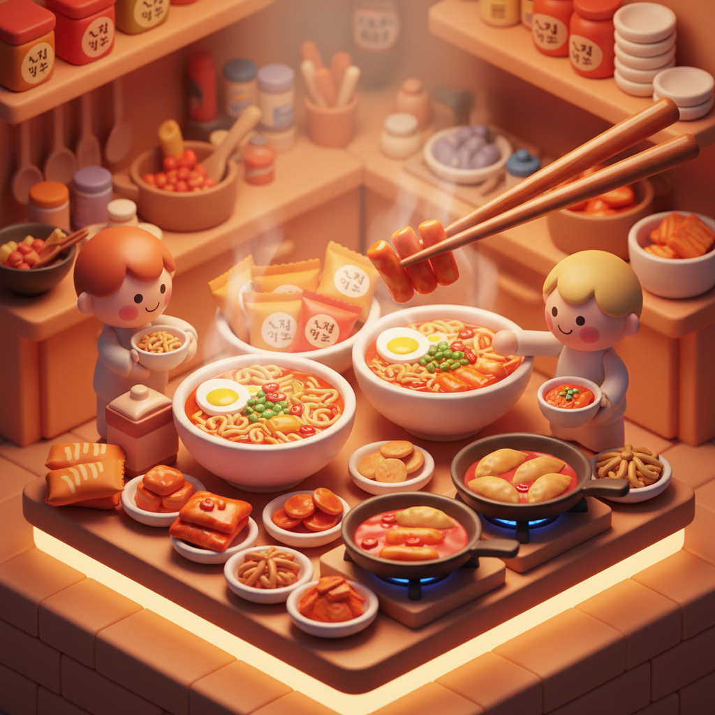 The Global Rise of Korean instant noodles: From Spicy Ramen to Chewy Tteokbokki